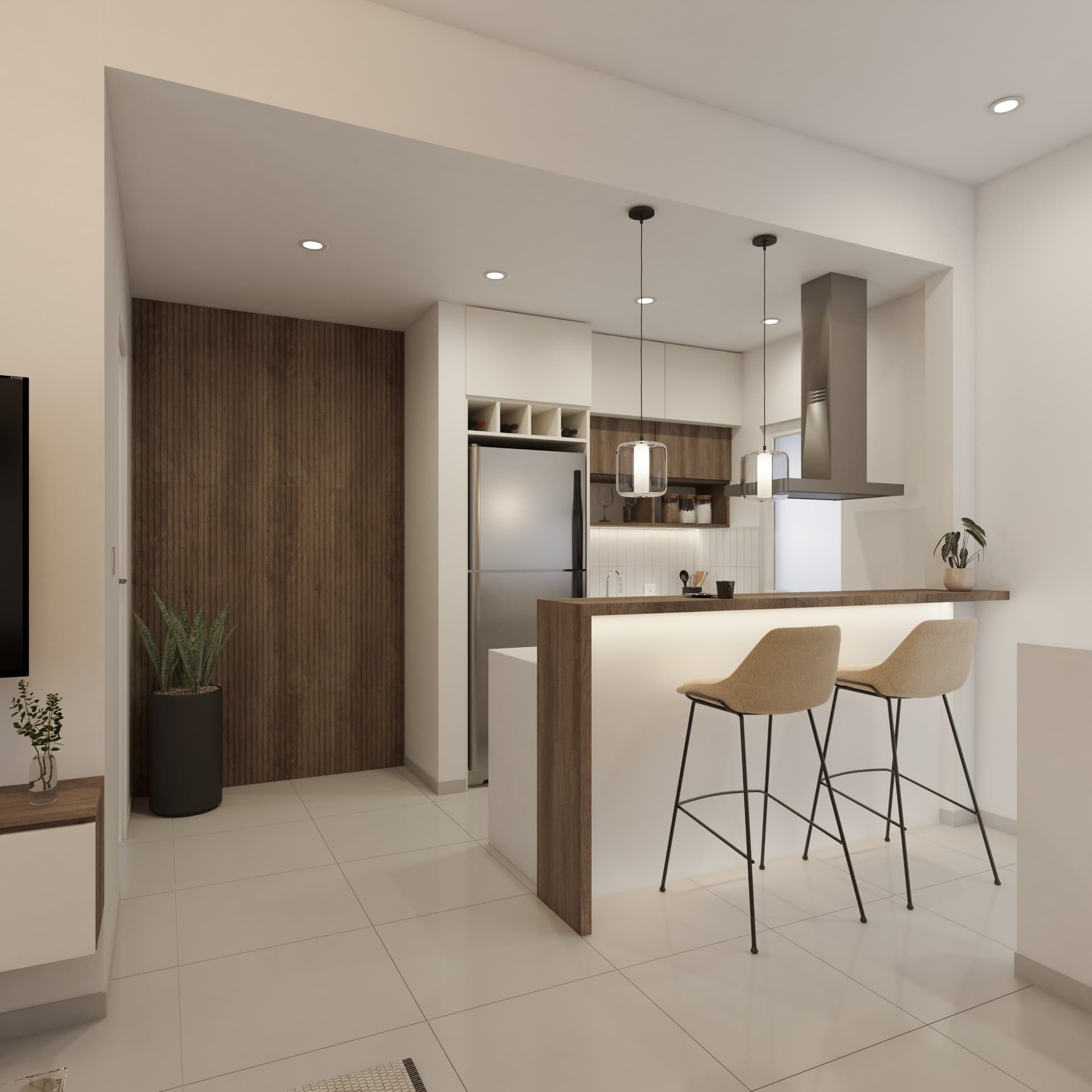 diseño interior completo de cocina desarrollado por rüf arquitectura